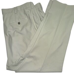 PGA TOUR Golf Pants Flat Front Straight Fit Mens 42x32 High Performance Stretchy